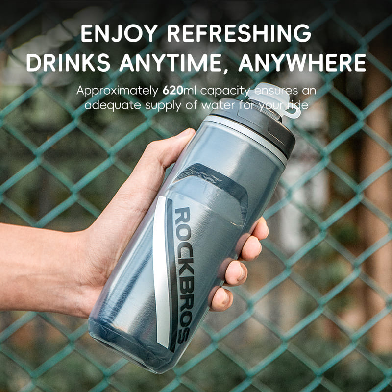 Soft Squeeze Insulated Cycling Water Bottle-21oz-13