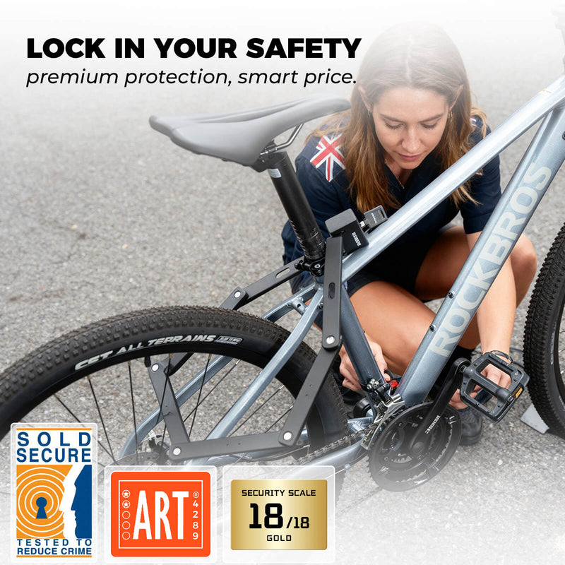 Folding Bike Lock – Sold Secure Gold & ART Certified-3