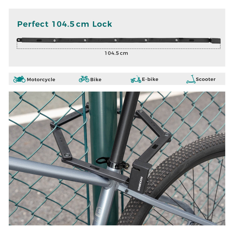 Folding Bike Lock – Sold Secure Gold & ART Certified-6