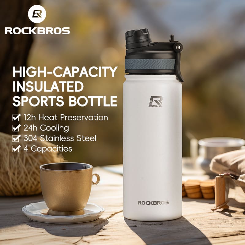 Stainless Steel Insulated Sports Water Bottle with Straw-10