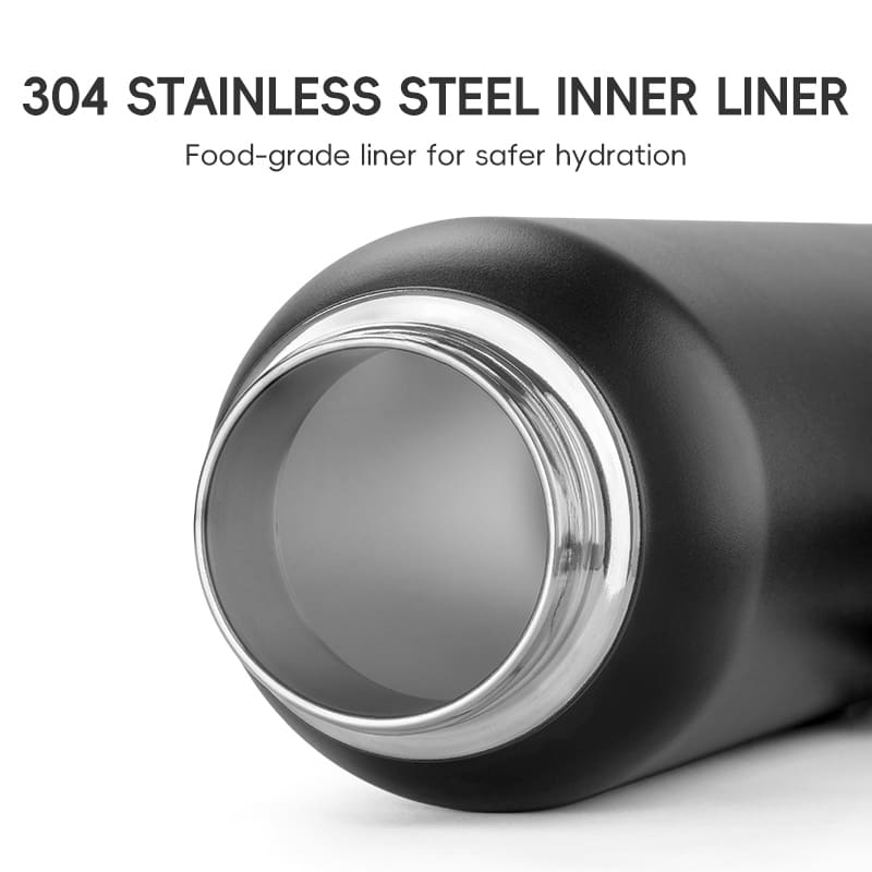 Stainless Steel Insulated Sports Water Bottle with Straw-5