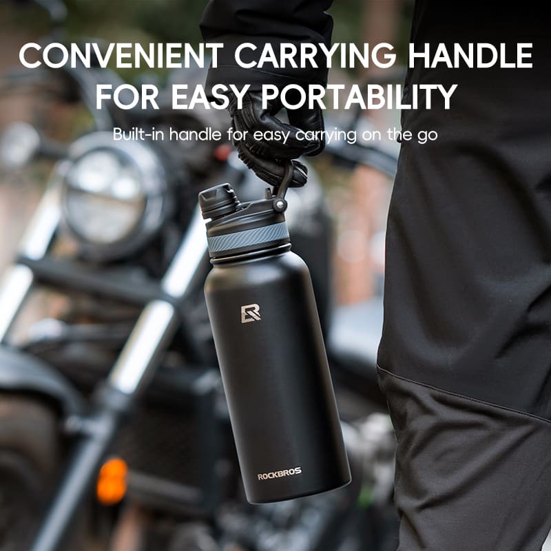 Stainless Steel Insulated Sports Water Bottle with Straw-11