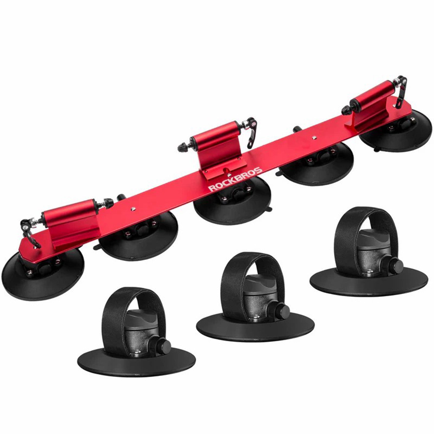 Suction Cup Bike Rack for Car Roof Quick Release Roof Mounted Carrier-9