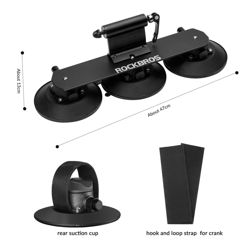 Suction Cup Bike Rack for Car Roof Quick Release Roof Mounted Carrier-4