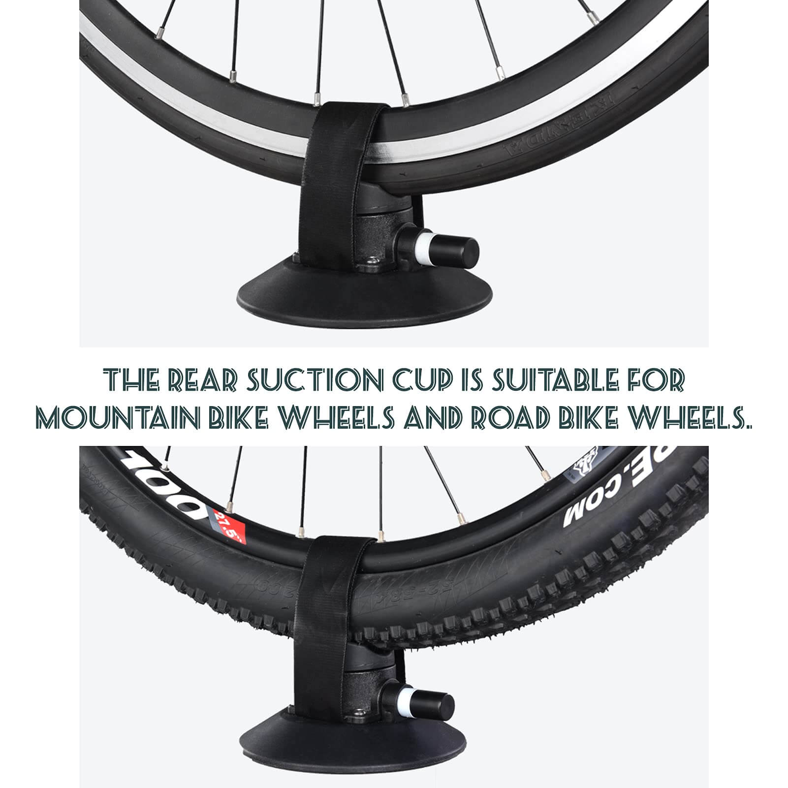 Suction Cup Bike Rack for Car Roof Quick Release Roof Mounted Carrier-14
