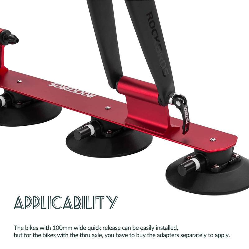 Suction Cup Bike Rack for Car Roof Quick Release Roof Mounted Carrier-13