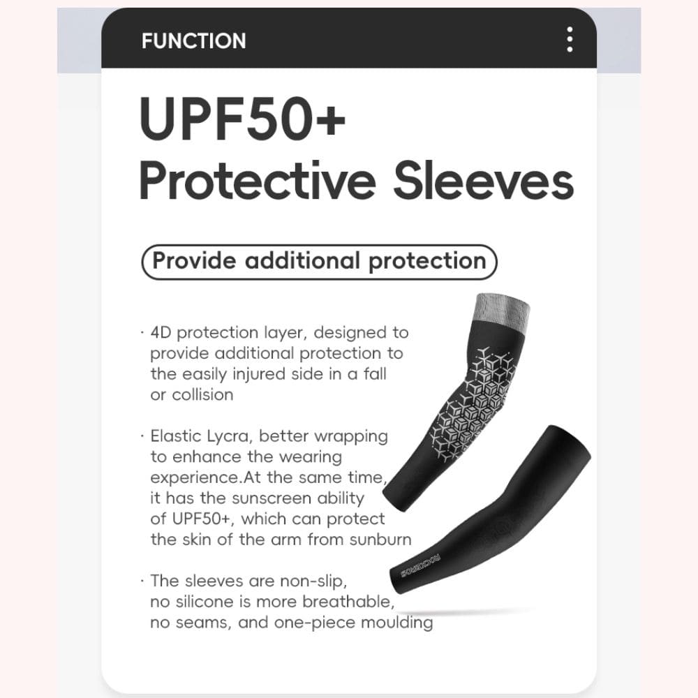 UV Sun Protection Arm Sleeves for Sports-9