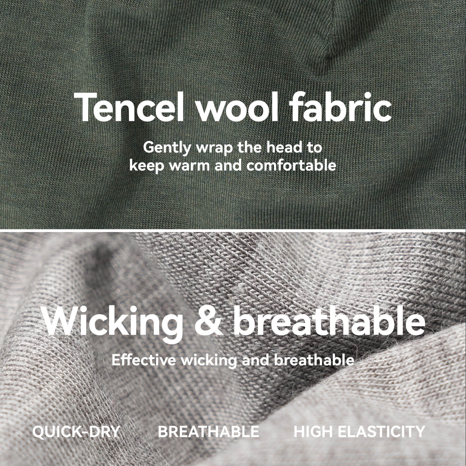 Tencel Merino Wool Thermal Skull Cap-10