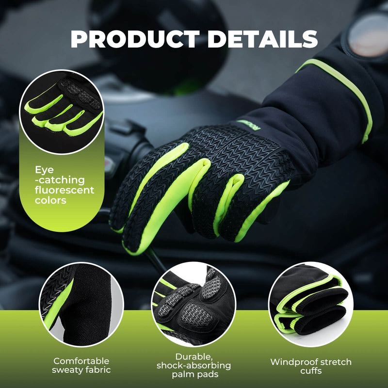 Thermal Full Finger Cycling Gloves-4