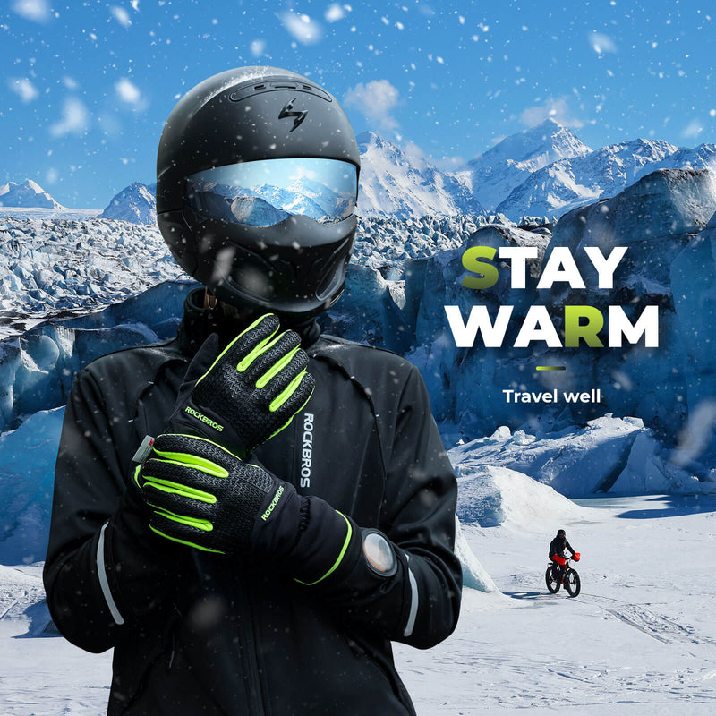 Thermal Full Finger Cycling Gloves-5
