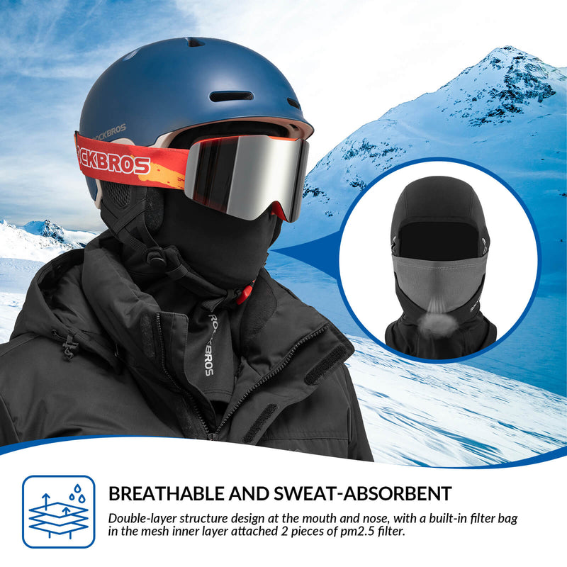 Thermal Ski Balaclava with Glasses Hole-3