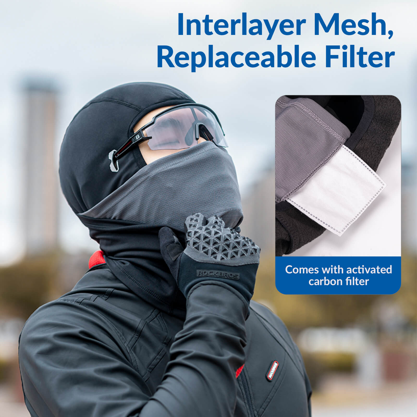 Thermal Ski Balaclava with Glasses Hole-5