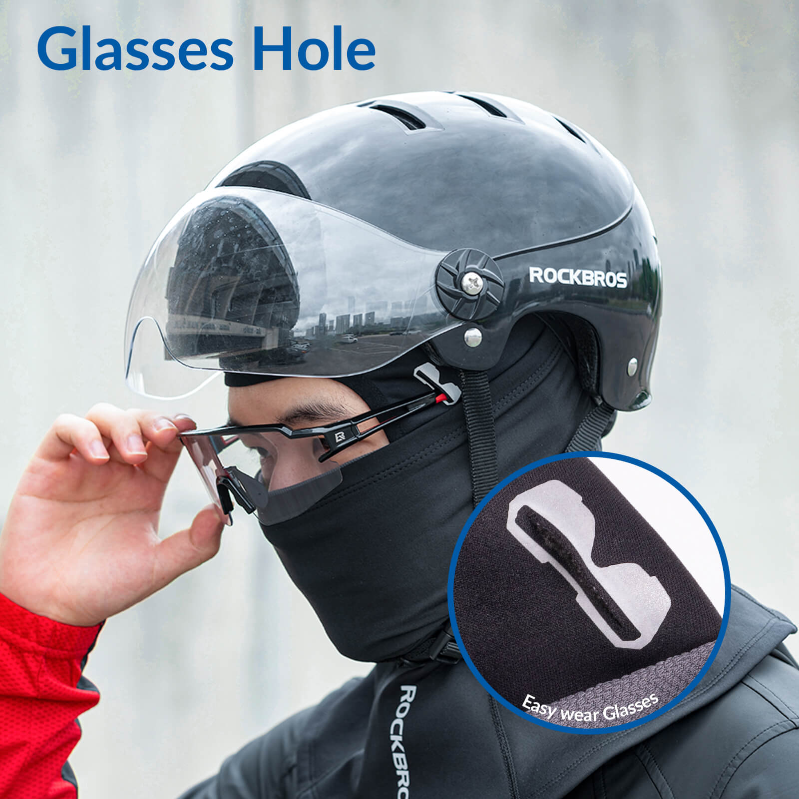 Thermal Ski Balaclava with Glasses Hole-6