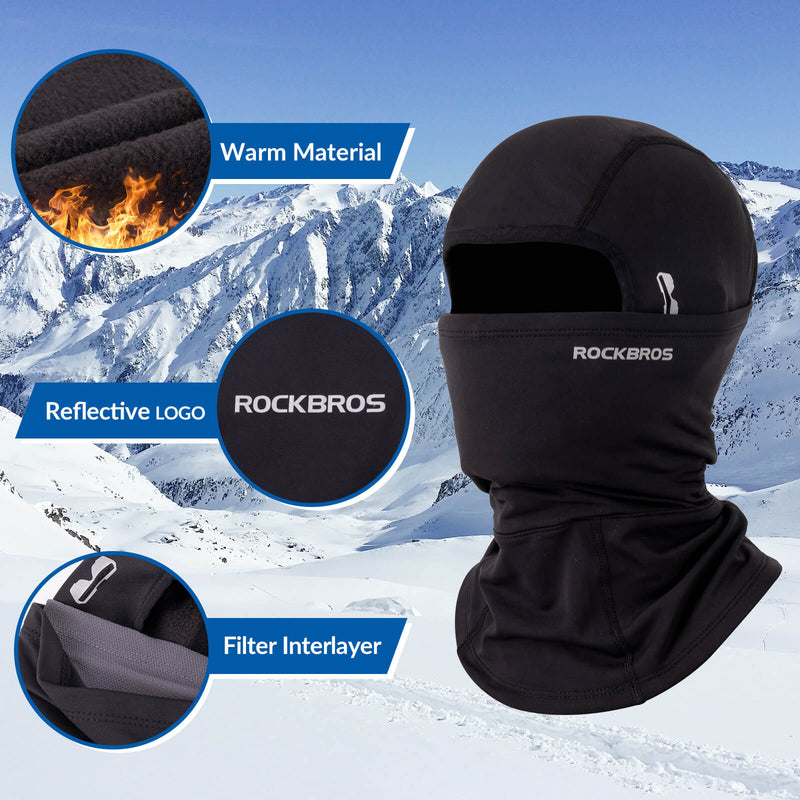 Thermal Ski Balaclava with Glasses Hole-7
