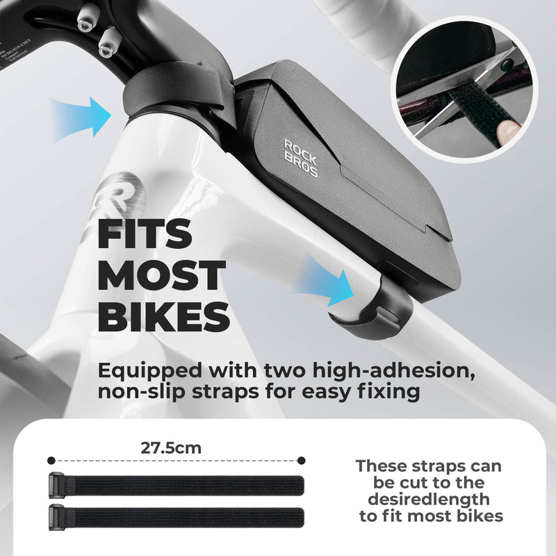 Top Tube Bike Frame Bag Magnetic 100% Waterproof-10