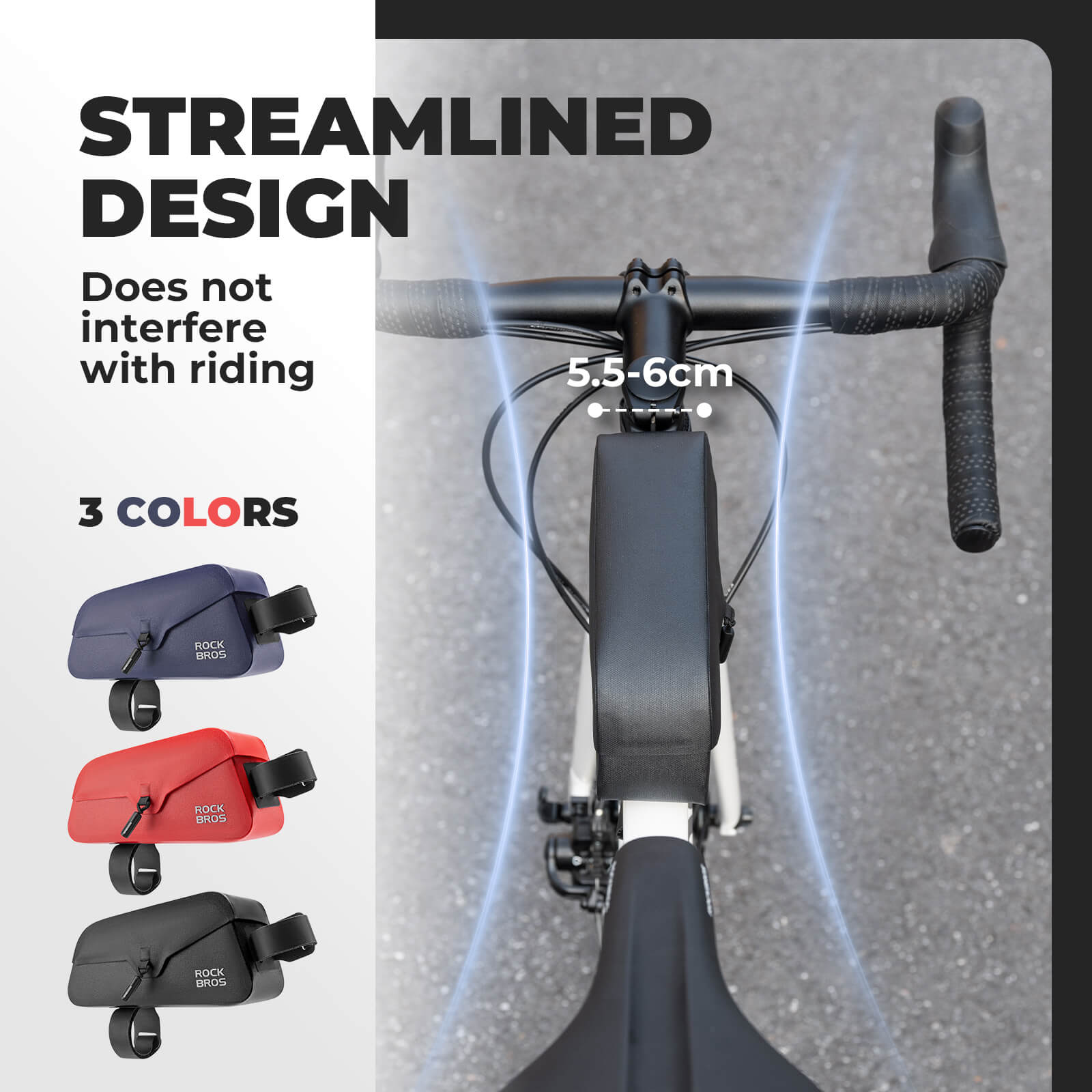 Top Tube Bike Frame Bag Magnetic 100% Waterproof-12