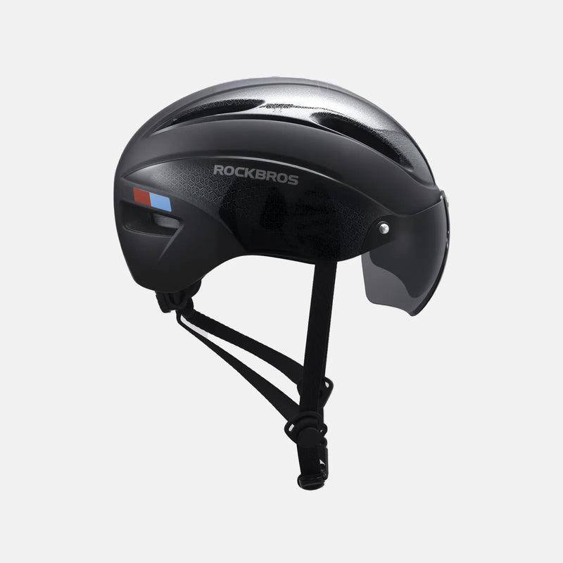 Trussier Magnetic Goggles Bike Helmet-2