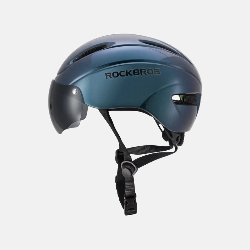 Trussier Magnetic Goggles Bike Helmet-9