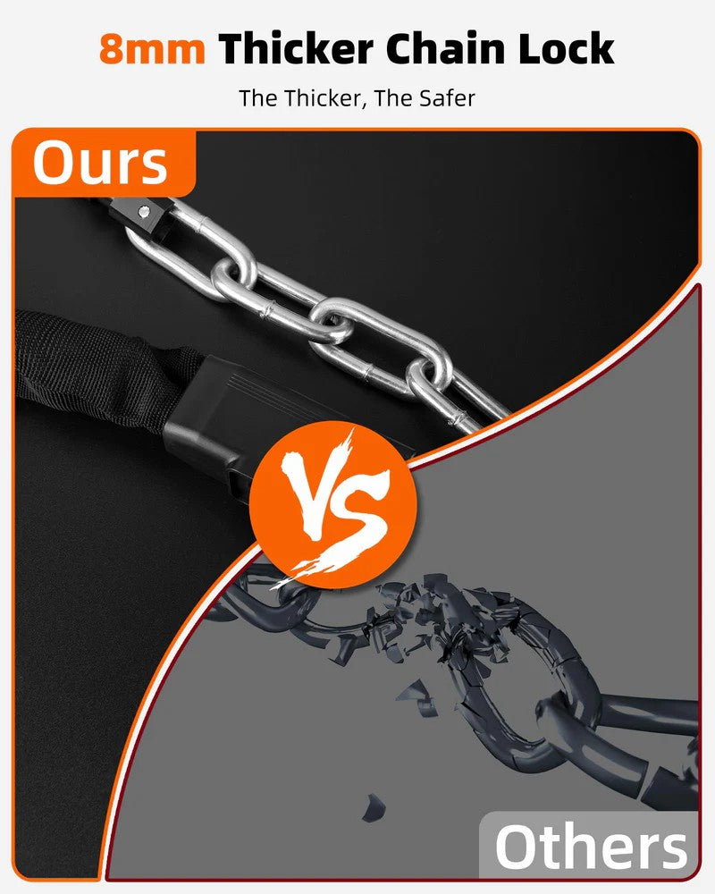Two-ended Chain Bike Lock-2