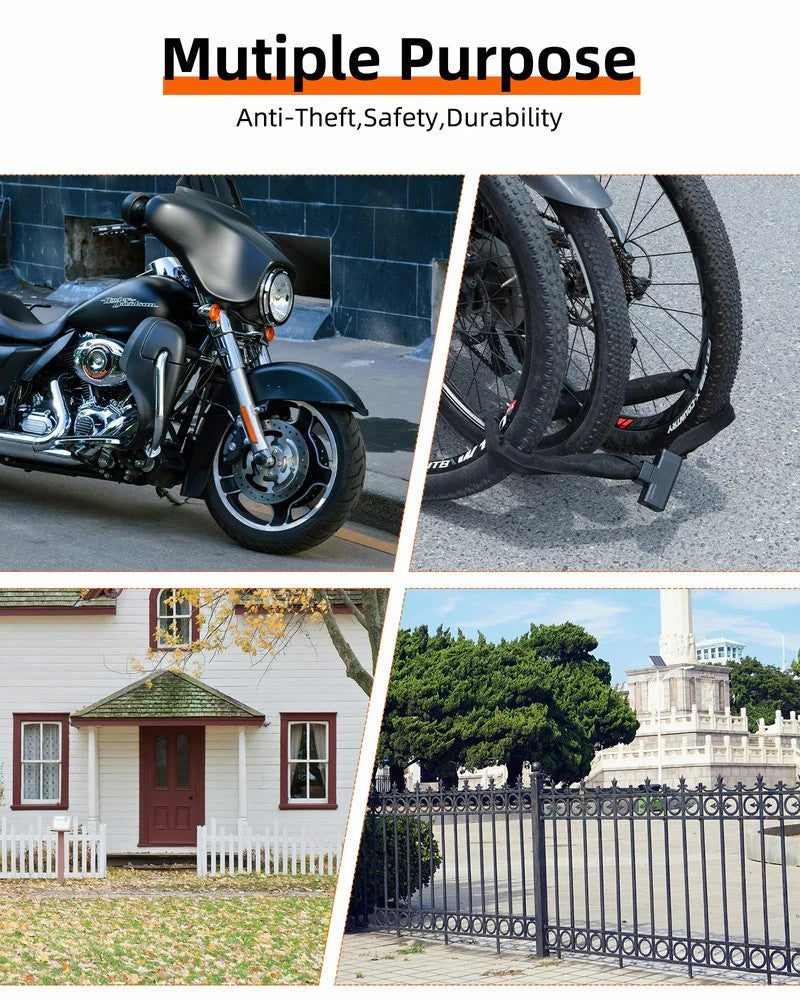 Two-ended Chain Bike Lock-6