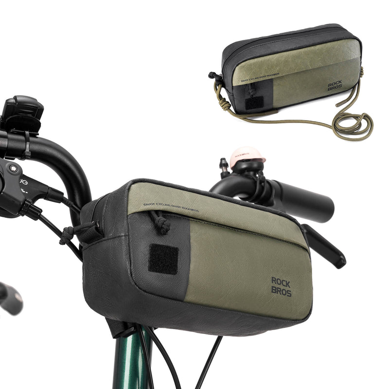 Bike Handlebar Bag with Shoulder Strap - 1.5L-2