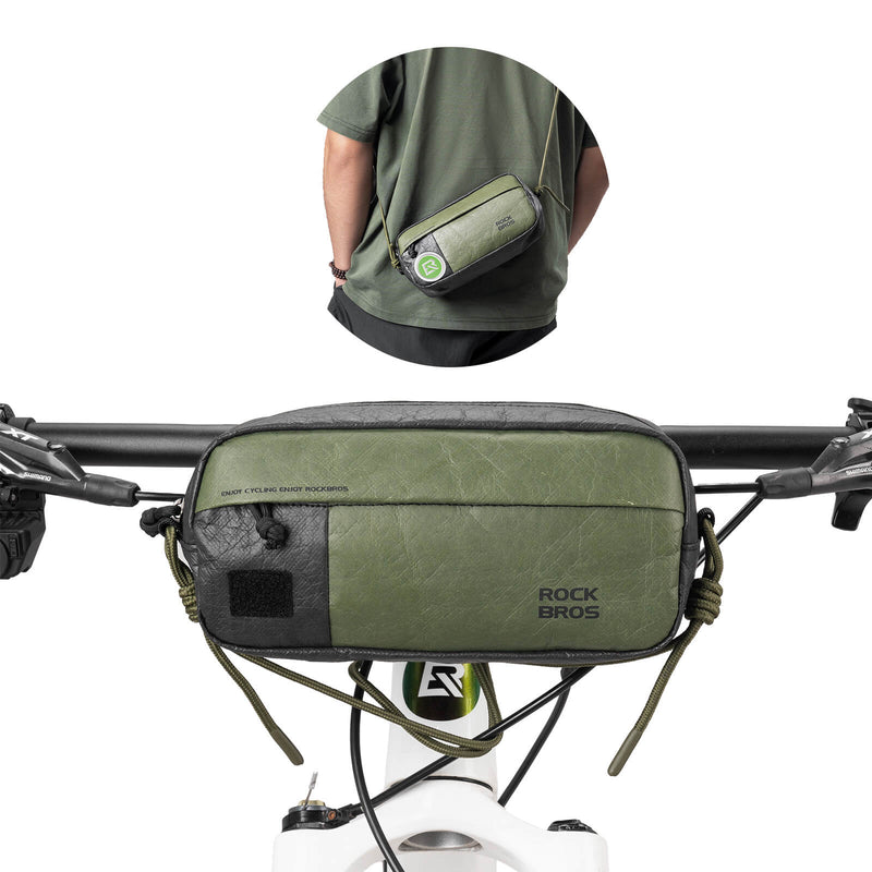 Bike Handlebar Bag with Shoulder Strap - 1.5L-3