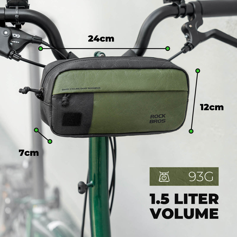 Bike Handlebar Bag with Shoulder Strap - 1.5L-5