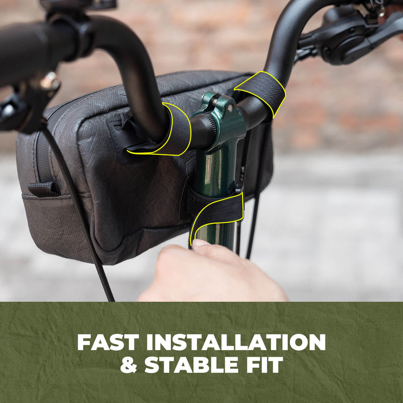 Bike Handlebar Bag with Shoulder Strap - 1.5L-6
