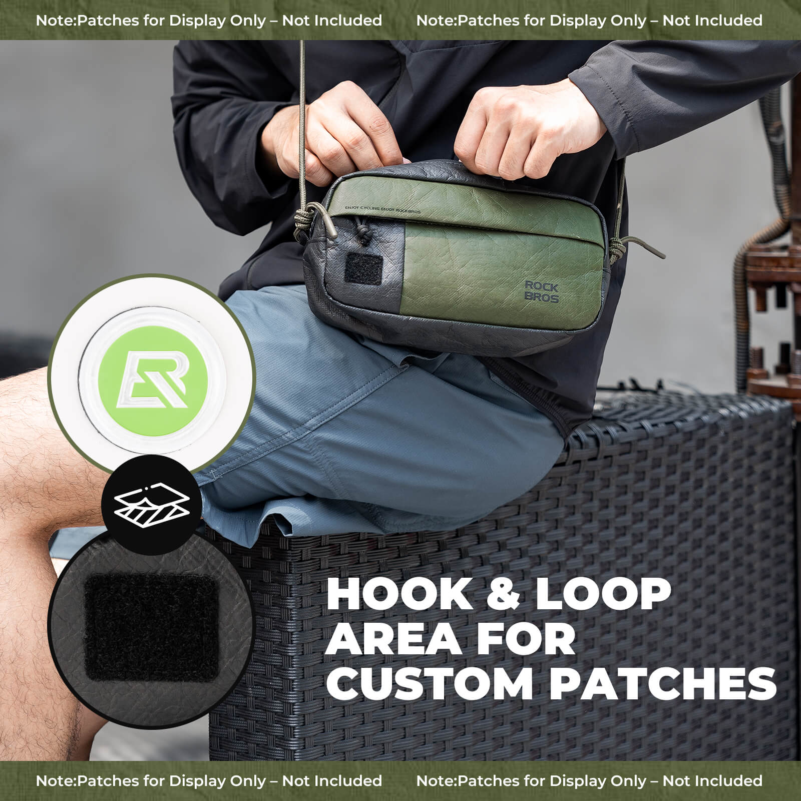 Bike Handlebar Bag with Shoulder Strap - 1.5L-7