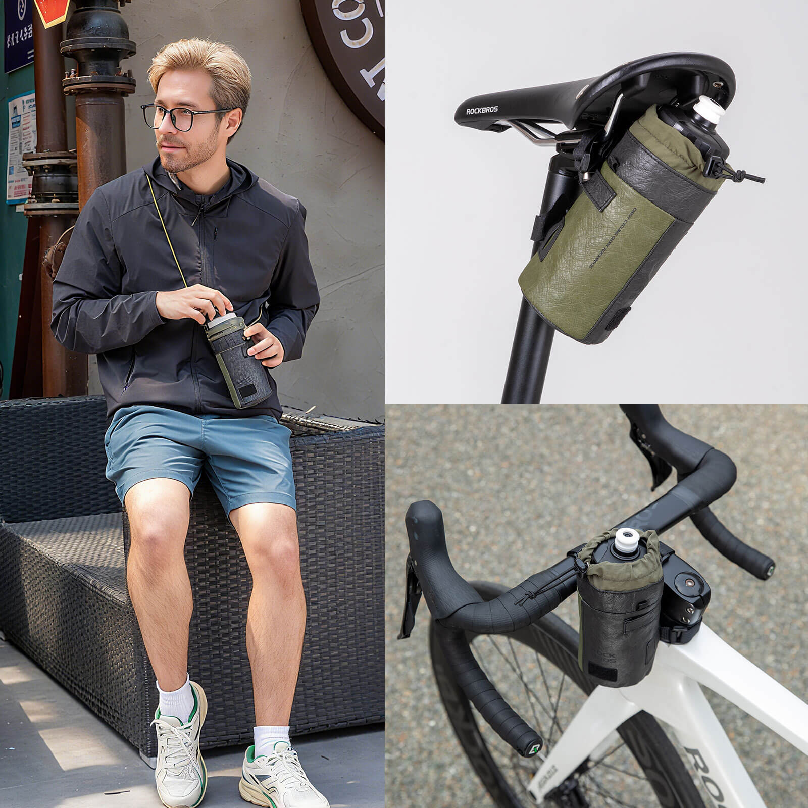 Bike Water Bottle Bag - 0.7L-9