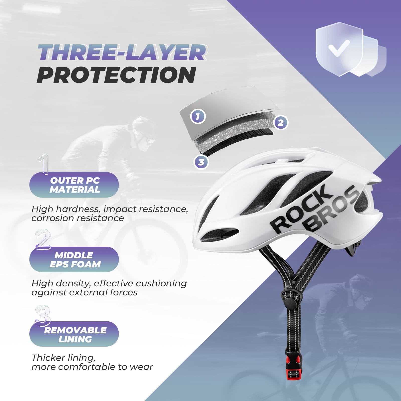 Ultra-Light In-Mold Bicycle Safety Helmet-7