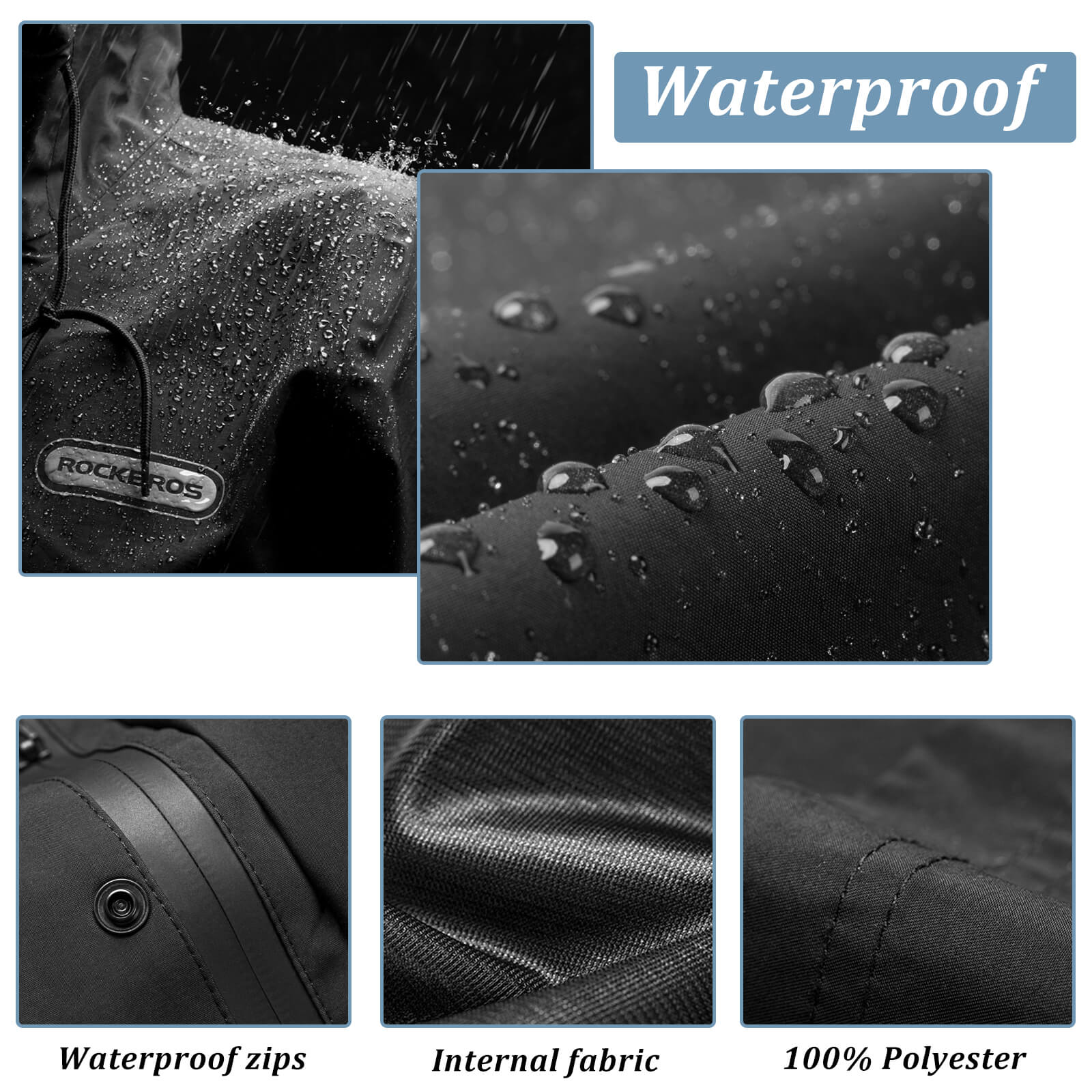 Unisex Long Waterproof Raincoat-3