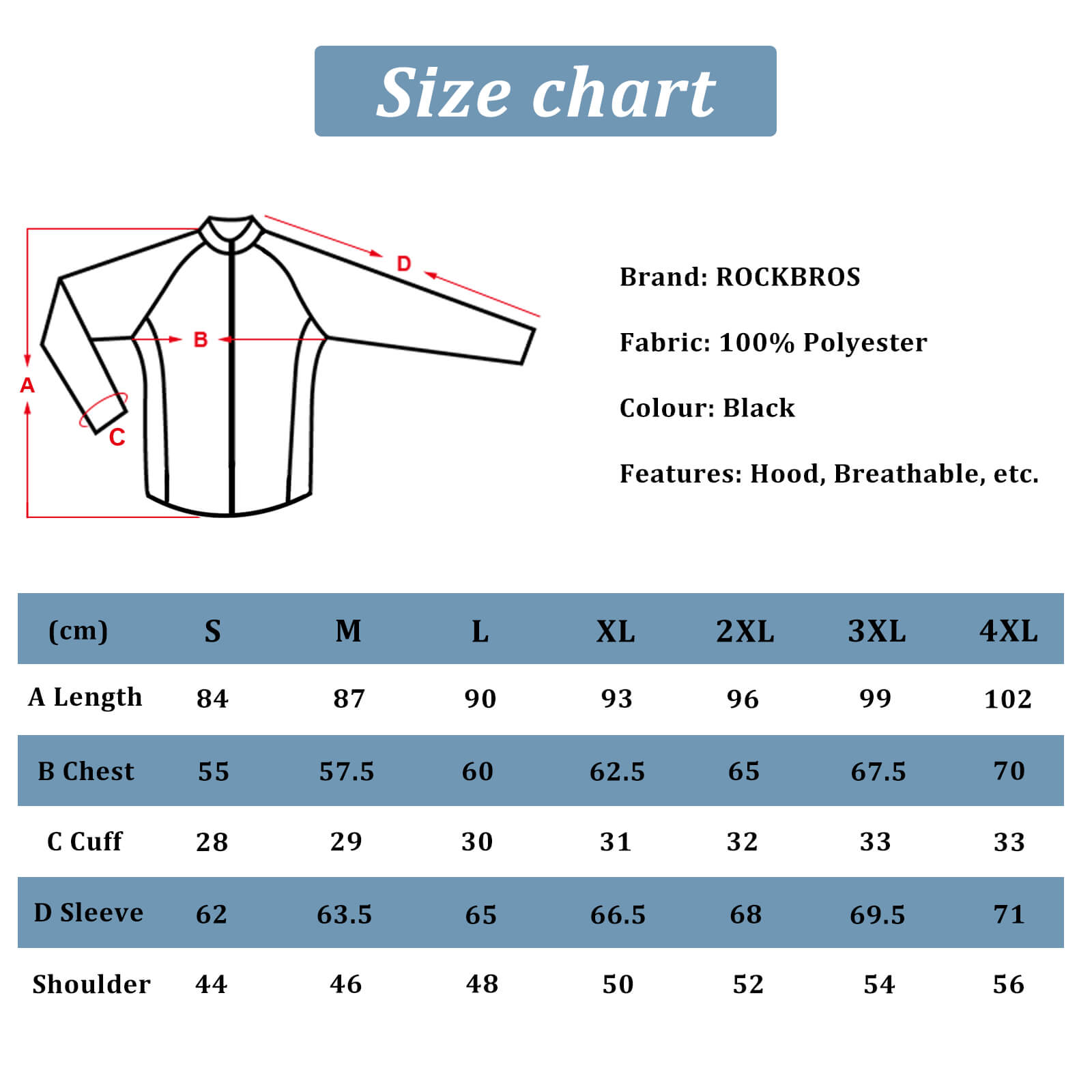 Unisex Long Waterproof Raincoat-6