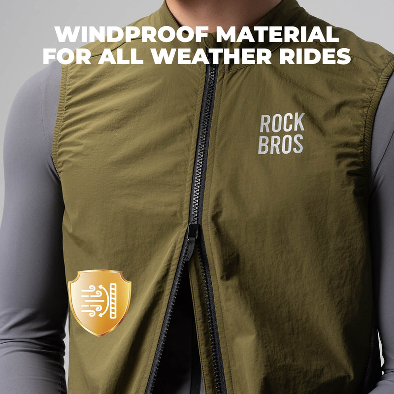Unisex Windproof Cycling Vest-9