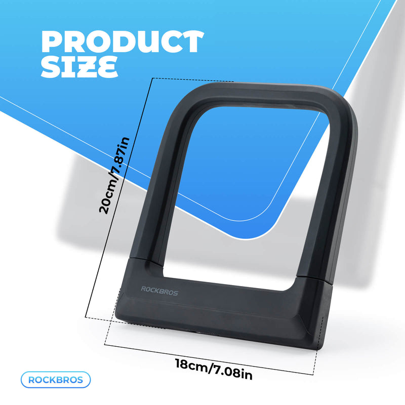 Upgraded Wide & Thick Silicone U-Lock-4