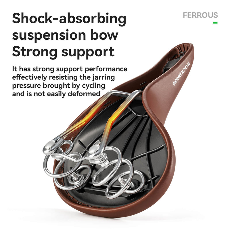 Retro Comfort Bike Saddle-3