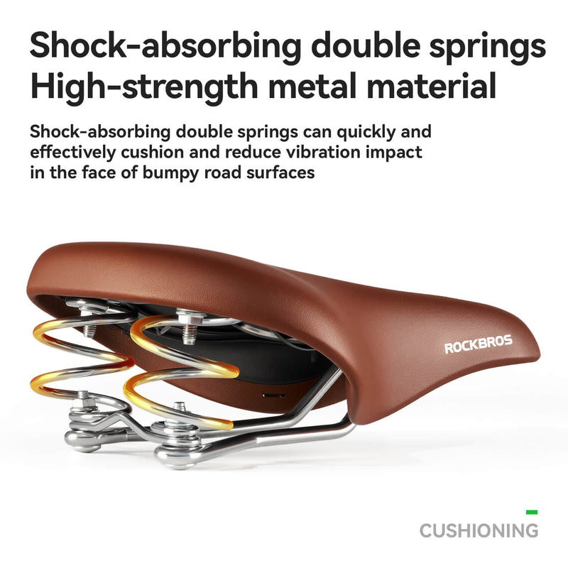 Retro Comfort Bike Saddle-4