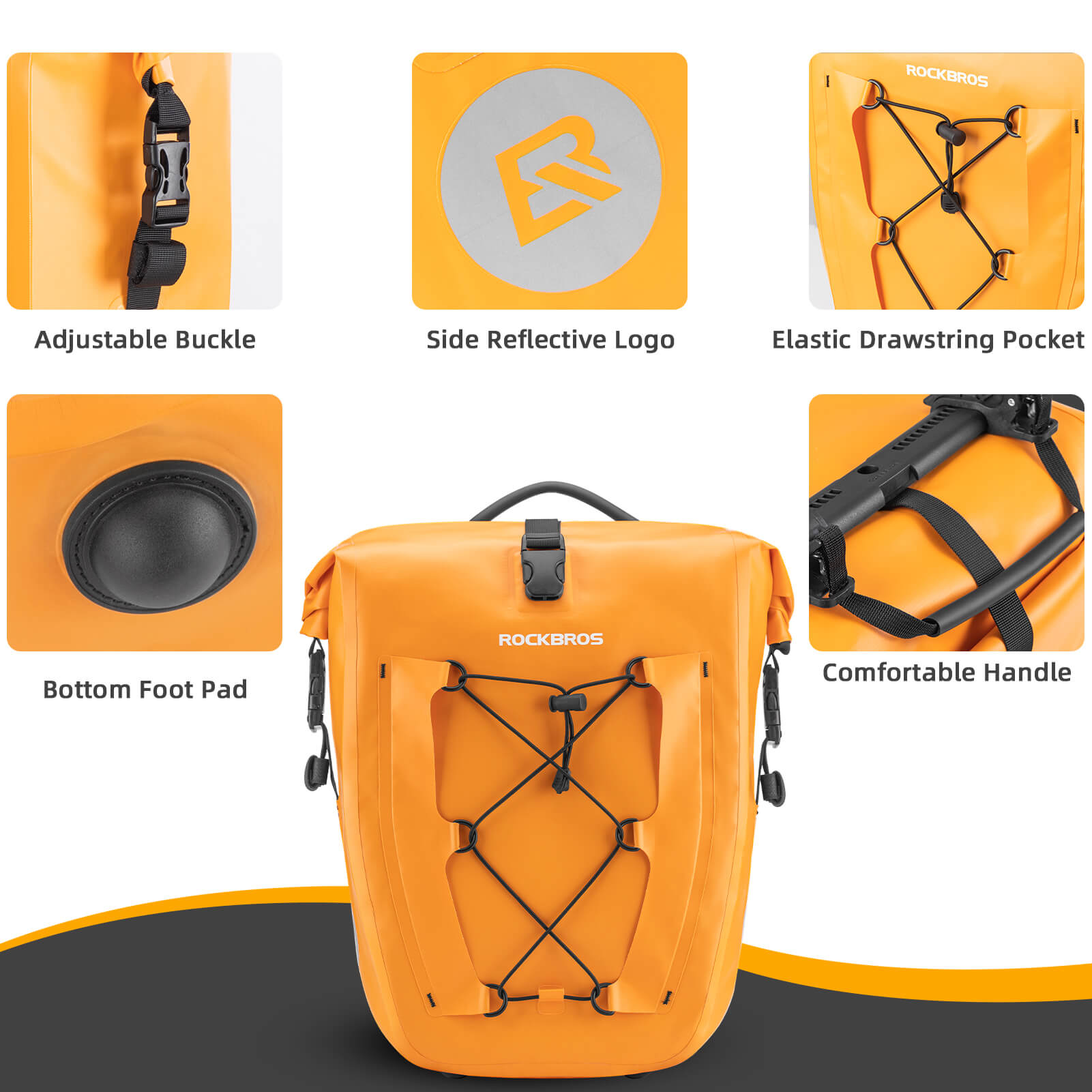 Fully Waterproof Bike Pannier Large Capacity-7