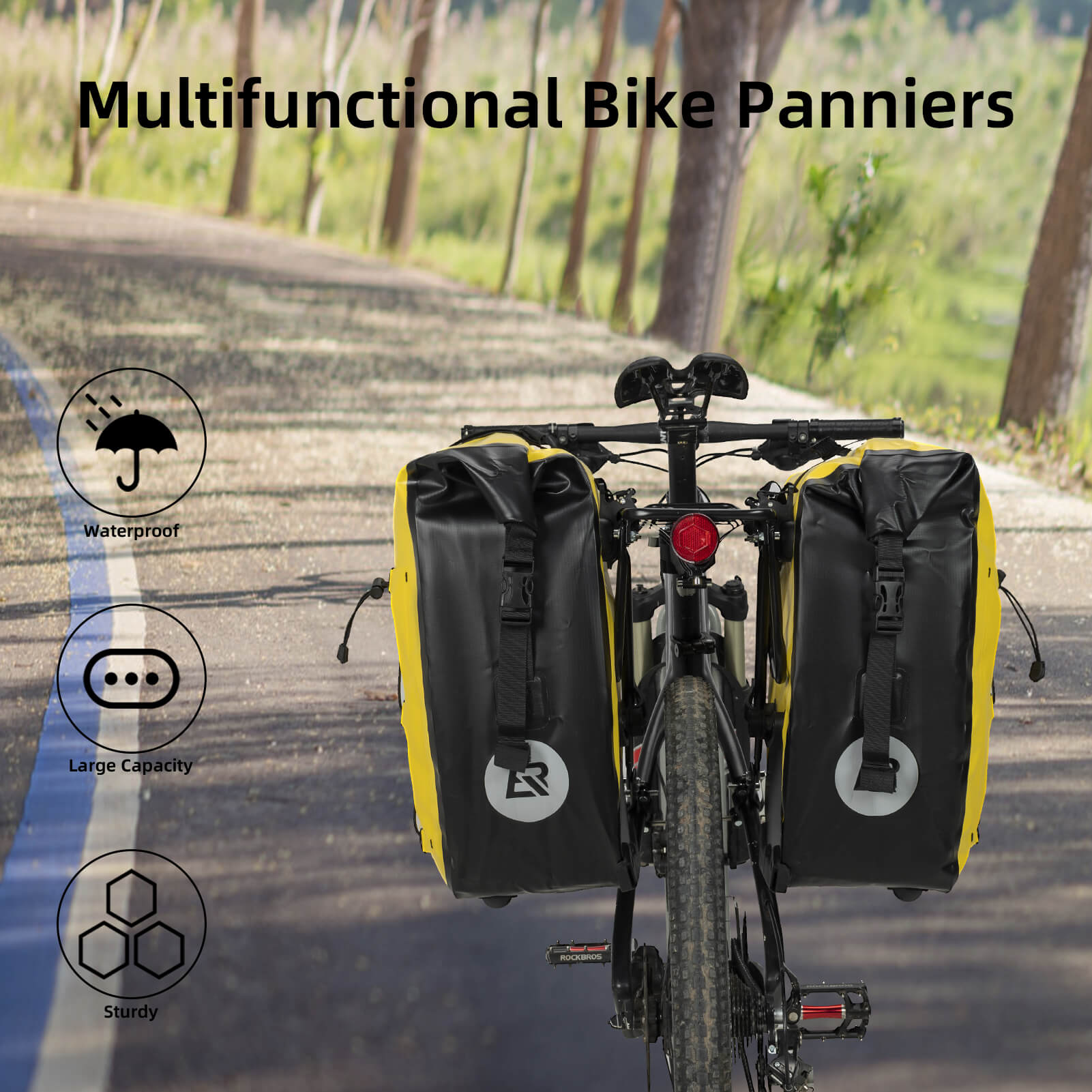 Fully Waterproof Bike Pannier Large Capacity-27
