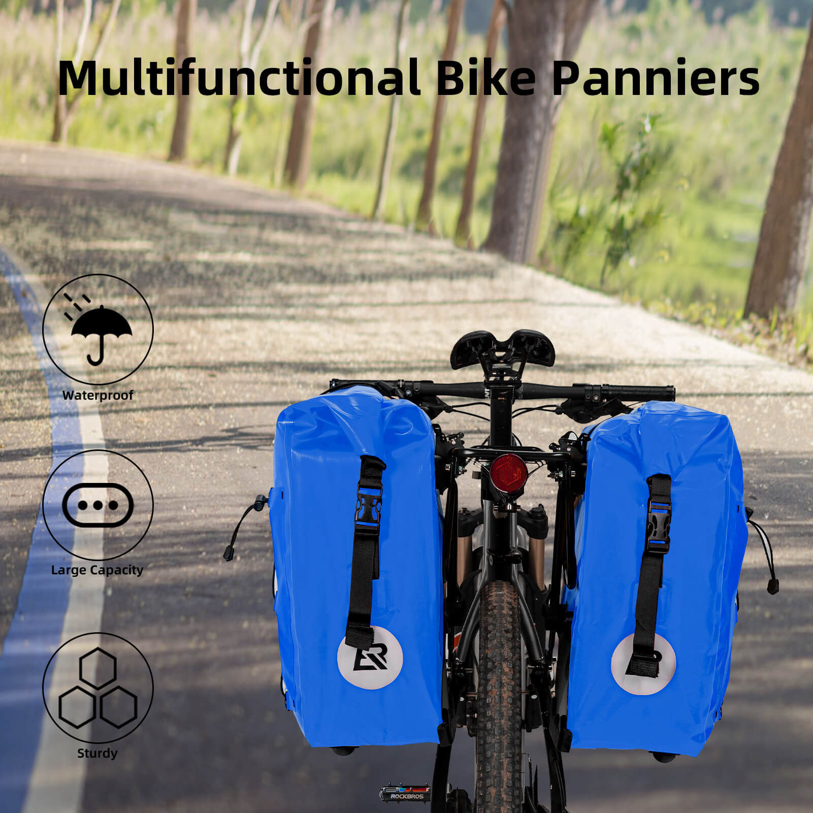 Fully Waterproof Bike Pannier Large Capacity-39