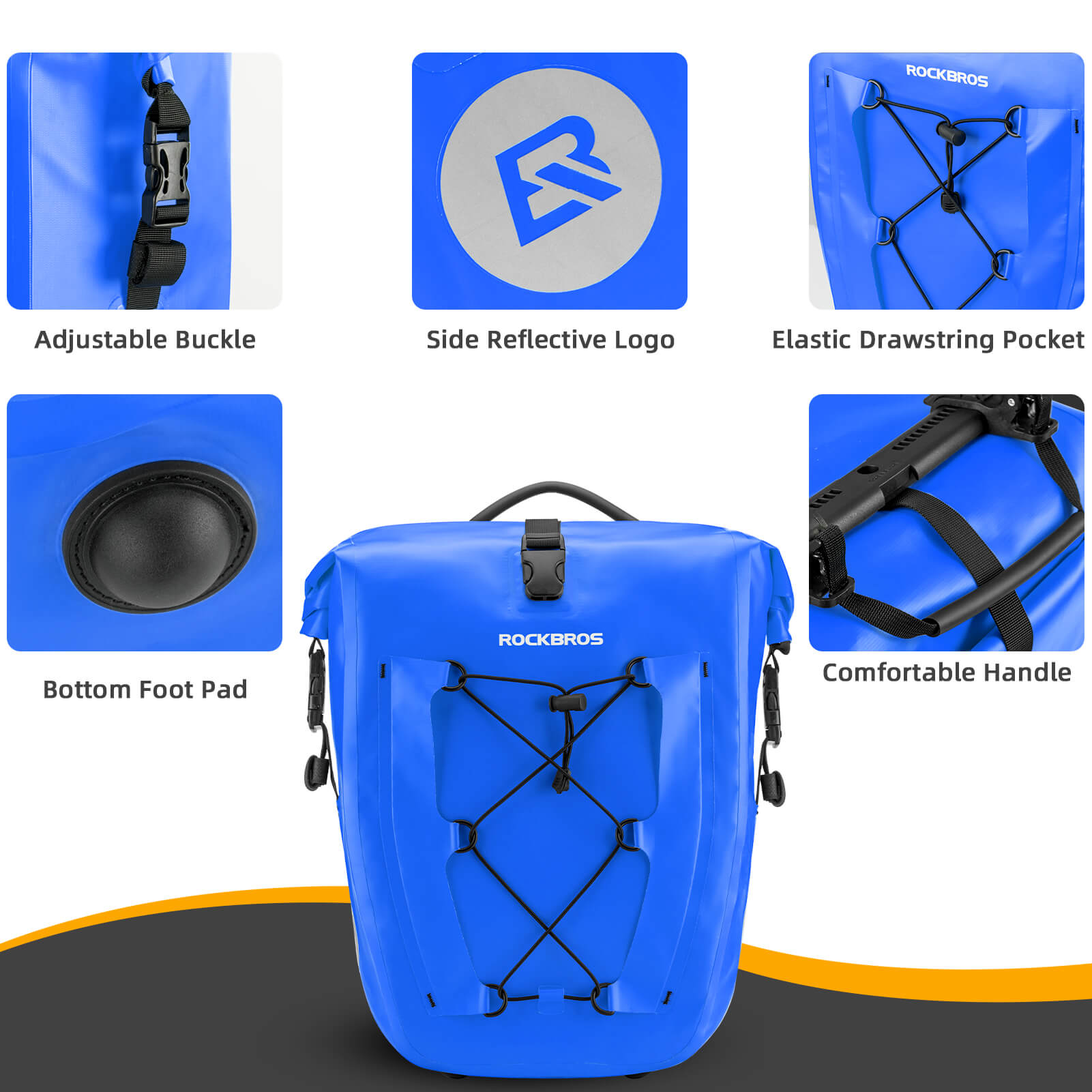 Fully Waterproof Bike Pannier Large Capacity-40