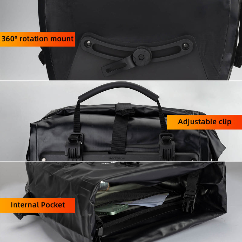 Fully Waterproof Bike Pannier Large Capacity-53