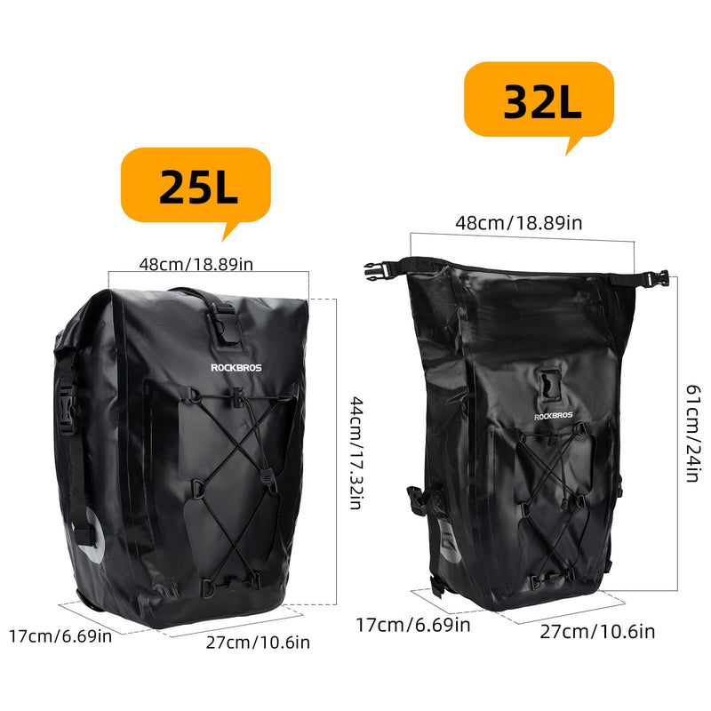 Fully Waterproof Bike Pannier Large Capacity-48