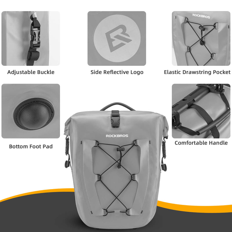 Fully Waterproof Bike Pannier Large Capacity-18