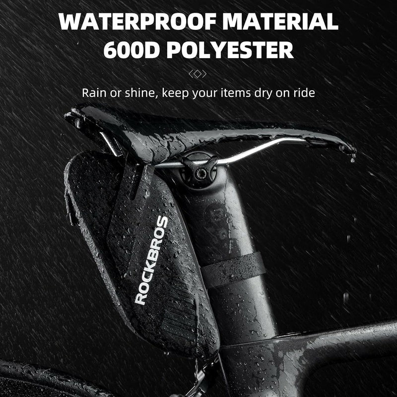 Waterproof Bike Saddle Bag - 0.6L-4
