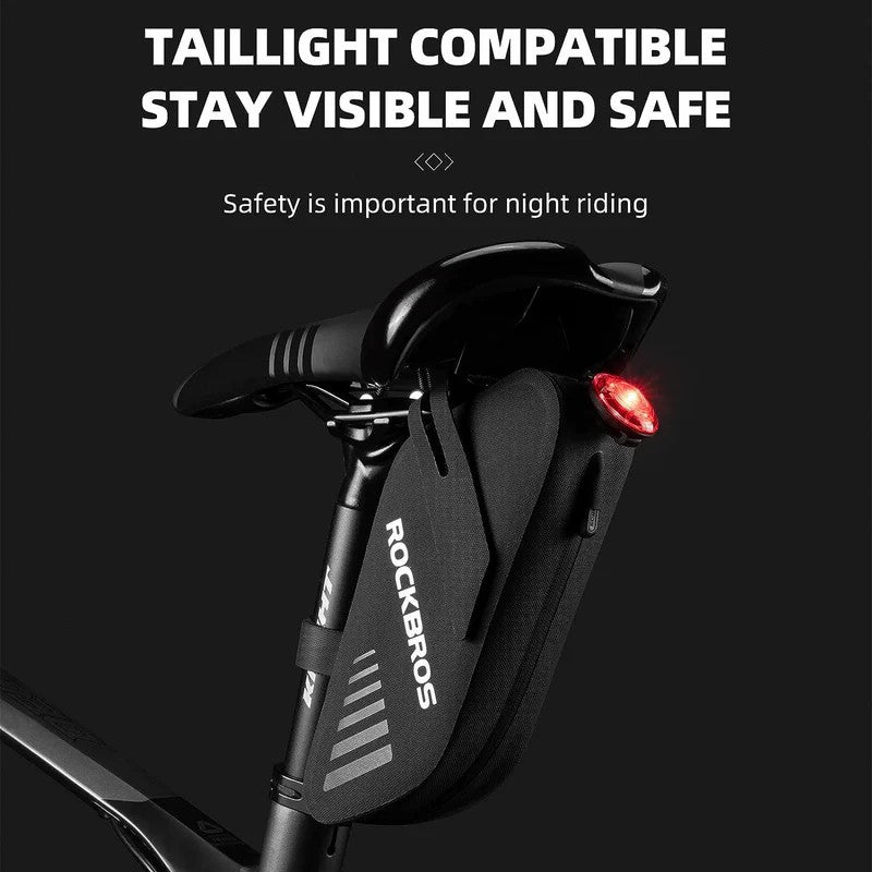 Waterproof Bike Saddle Bag - 0.6L-5