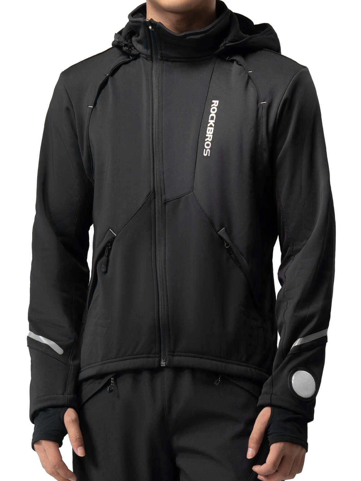 Unisex Windproof Thermal Cycling Jacket-2