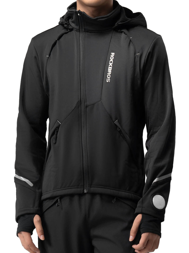 Unisex Windproof Thermal Cycling Jacket-2