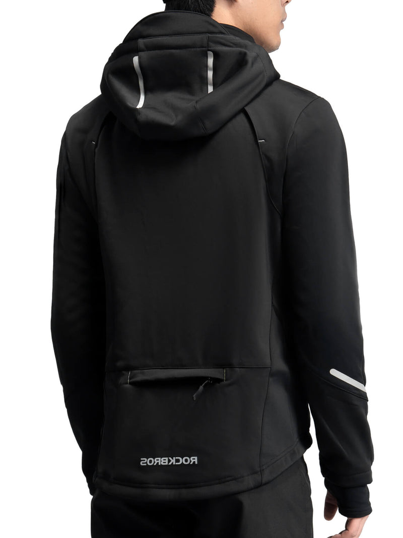 Unisex Windproof Thermal Cycling Jacket-5