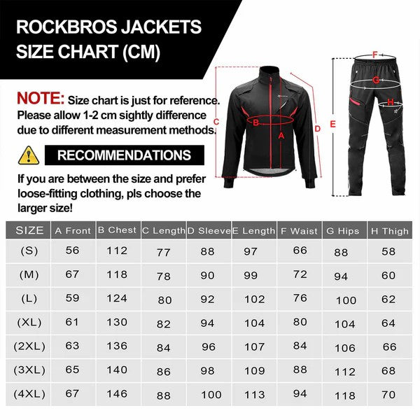 Windproof Waterproof Thermal Cycling Set-7